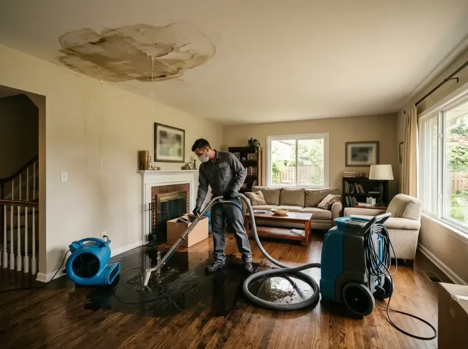 attic-pipe-burst-ceiling-drip-008 — frequently asked questions, Water Damage Restoration & Carpet Care in Lynchburg, VA